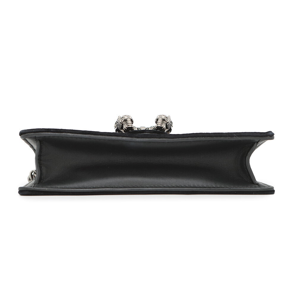 Gucci Dionysus Super Chain Shoulder Bag Velvet Black - Picture 3 of 11